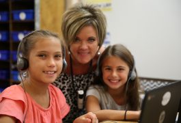 Northpoint teacher with students