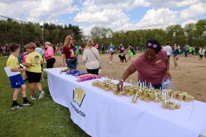 Post race snack table