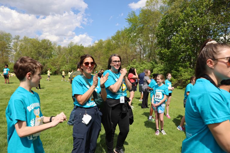 Running is Elementary: Meadow's Edge staff and students