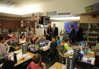 Dr. Thacker visits Northpoint classrooms